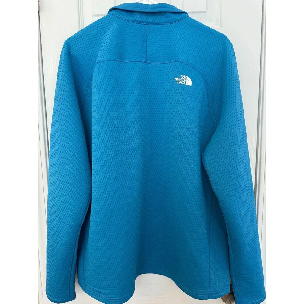 North Face Men's Dotknit Thermal 1/4 Zip Dusk Blue XL NWT Flash Dry Insulate